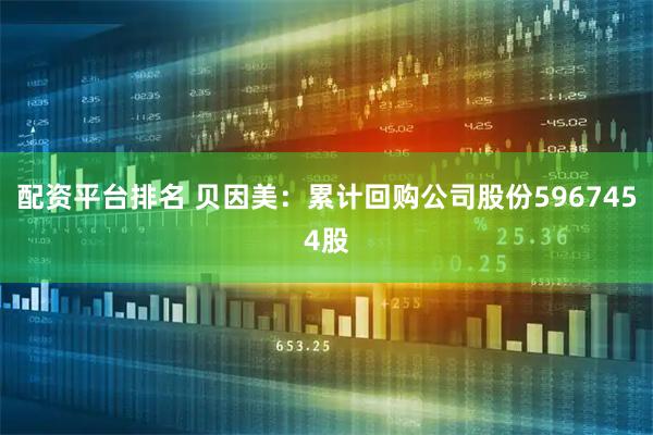 配资平台排名 贝因美：累计回购公司股份5967454股